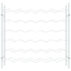 Wine Rack for 36 Bottles White Metal - vidaXL