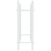 Wine Rack for 36 Bottles White Metal - vidaXL