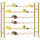 Wine Rack for 36 Bottles Gold Metal - vidaXL