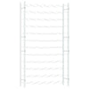 Wine Rack for 72 Bottles White Metal - vidaXL