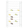 Wine Rack for 72 Bottles White Metal - vidaXL