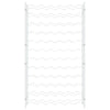 Wine Rack for 72 Bottles White Metal - vidaXL