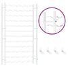 Wine Rack for 72 Bottles White Metal - vidaXL