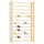 Wine Rack for 72 Bottles Gold Metal - vidaXL