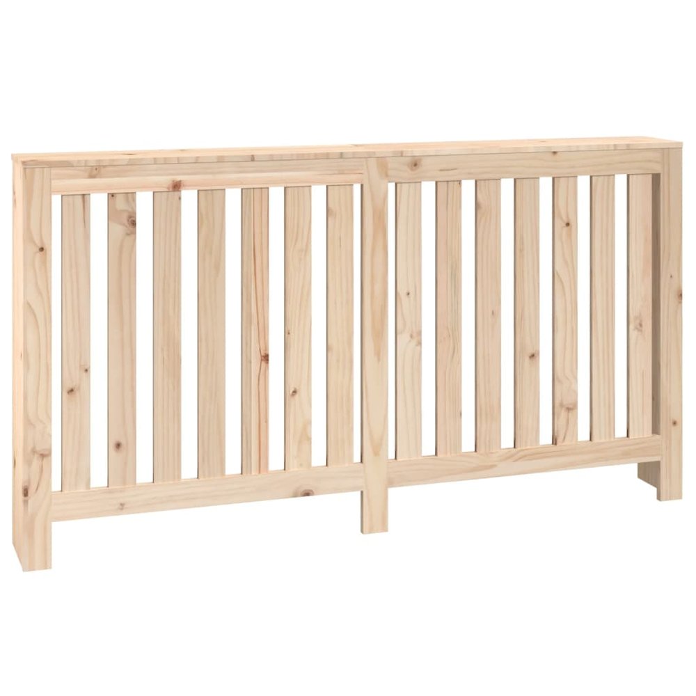 Radiator Cover 60.2''x7.5''x33.1'' Solid Wood Pine - vidaXL