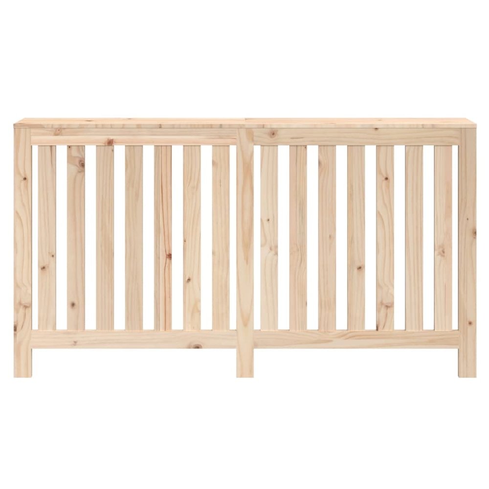 Radiator Cover 60.2''x7.5''x33.1'' Solid Wood Pine - vidaXL