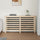 Radiator Cover 60.2''x7.5''x33.1'' Solid Wood Pine - vidaXL