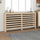 Radiator Cover 66.5''x7.5''x33.1'' Solid Wood Pine - vidaXL
