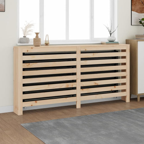 Radiator Cover 66.5''x7.5''x33.1'' Solid Wood Pine - vidaXL