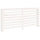Radiator Cover White 66.5''x7.5''x33.1'' Solid Wood Pine - vidaXL