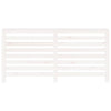 Radiator Cover White 66.5''x7.5''x33.1'' Solid Wood Pine - vidaXL