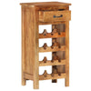 vidaXL Wine Cabinet 15.7''x11.8''x31.5'' Solid Acacia Wood
