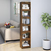 vidaXL Book Cabinet/Room Divider Smoked Oak 15.7''x11.8''x78''