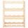 vidaXL Wine Rack for 16 Bottles Pinewood