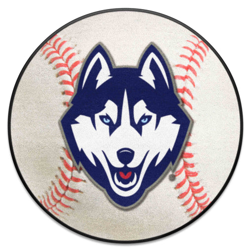 Fanmats - University of Connecticut Baseball Mat 27'' diameter