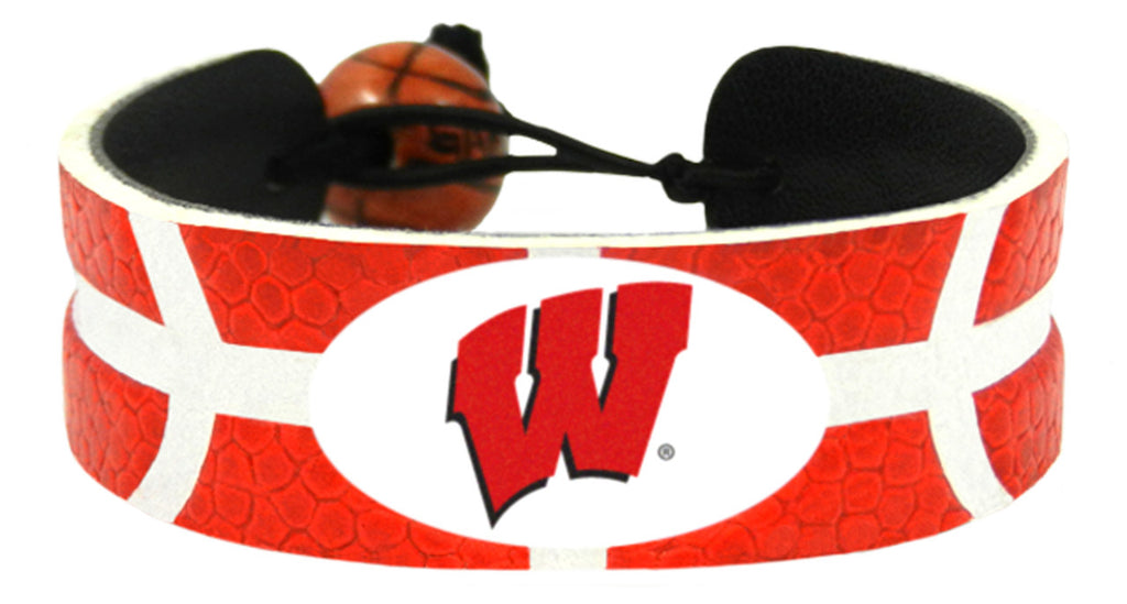 Wisconsin Badgers Bracelet Team Color Basketball CO - Gamewear