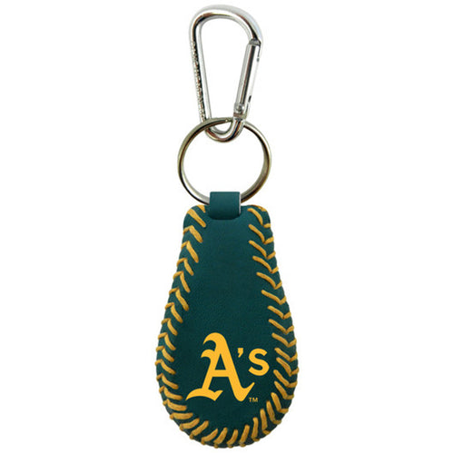 Oakland Athletics Keychain Team Color Baseball CO - Gamewear