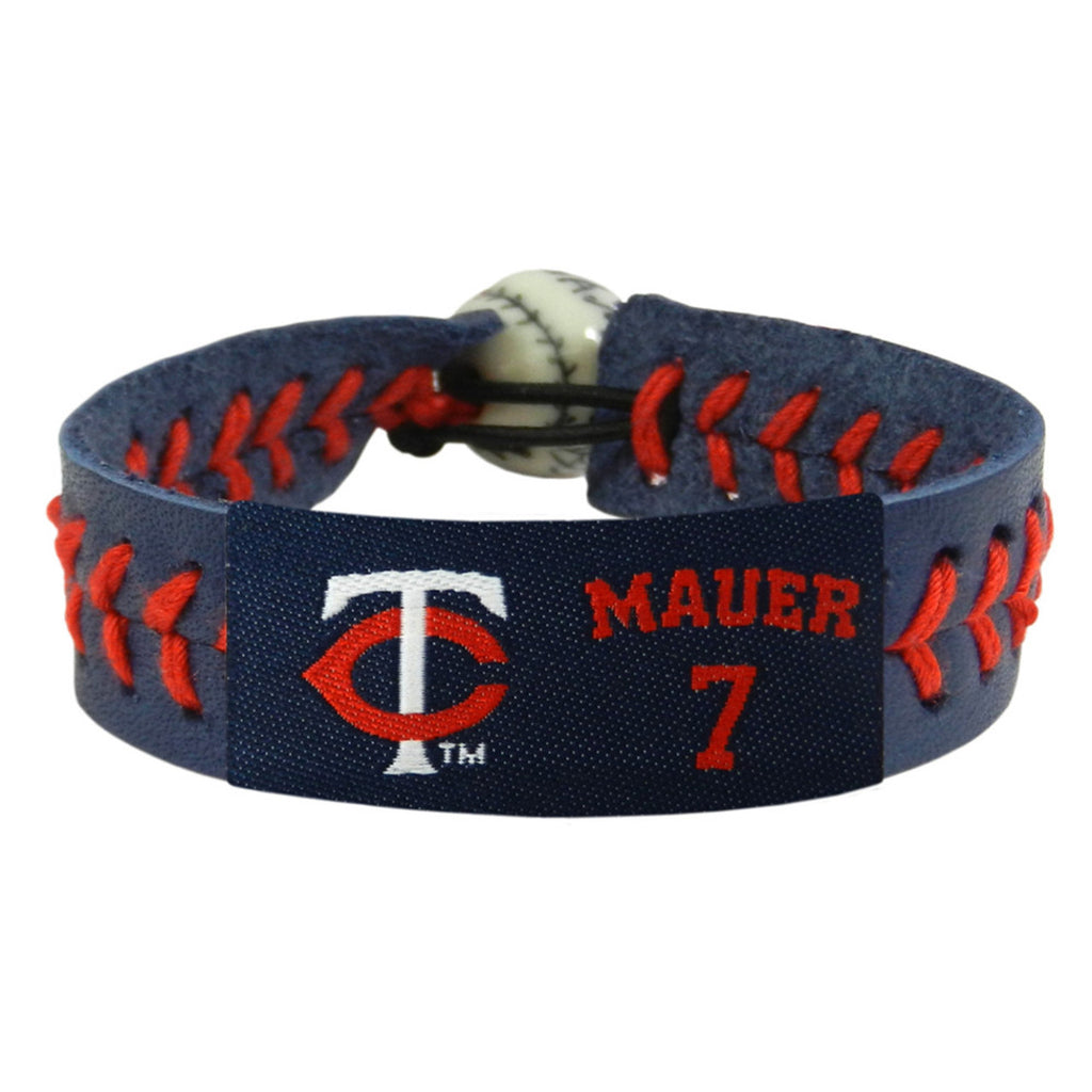 Minnesota Twins Bracelet Team Color Baseball Joe Mauer CO - Gamewear