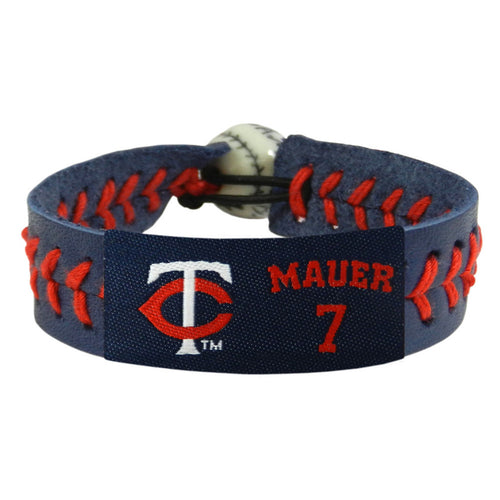 Minnesota Twins Bracelet Team Color Baseball Joe Mauer CO - Gamewear