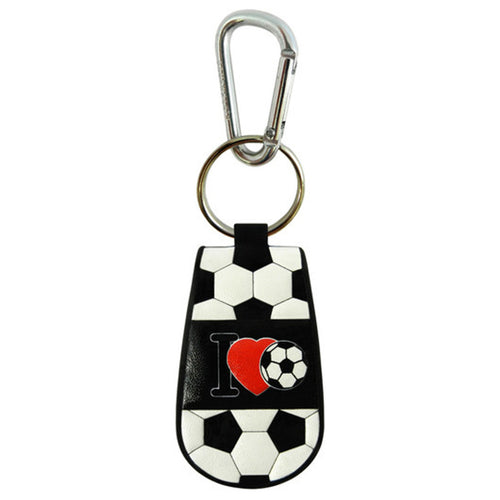 I Love Soccer Keychain Classic Soccer CO - GAMEWEAR