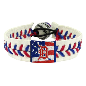 Detroit Tigers Bracelet Baseball Stars and Stripes CO - Gamewear