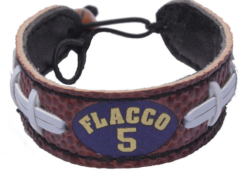 Baltimore Ravens Bracelet Classic Football Joe Flacco Design CO - Gamewear