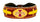 Iowa State Cyclones Bracelet Team Color Football Primary Athletic Mark Logo CO - Gamewear