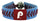 Philadelphia Phillies Bracelet Team Color Baseball Retro P Logo CO - Gamewear