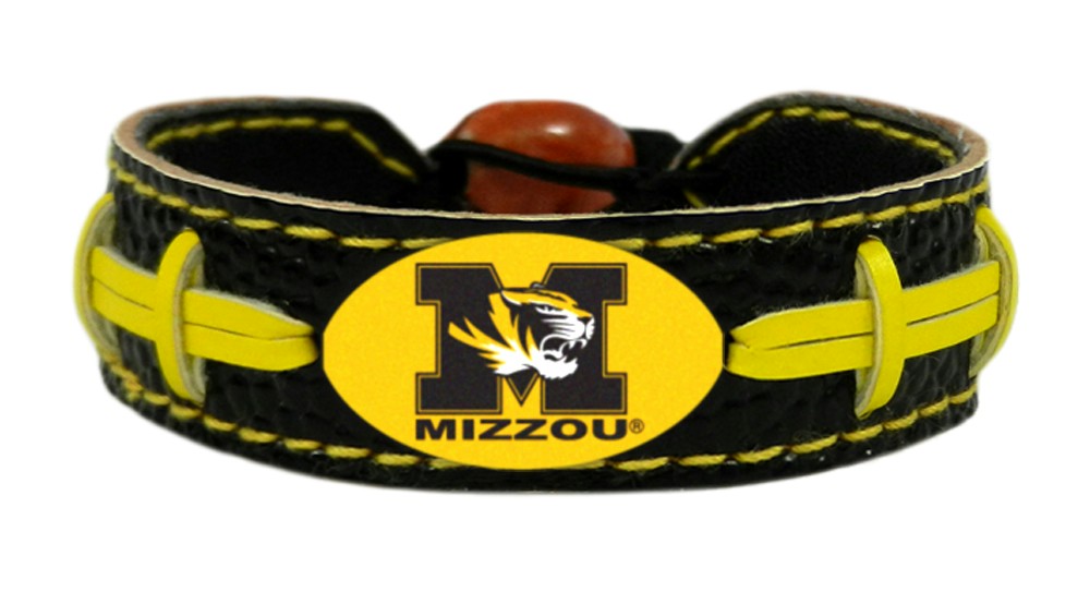 Missouri Tigers Bracelet Team Color Football CO - Gamewear