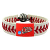 College World Series Bracelet Classic Baseball Logo White CO - Gamewear