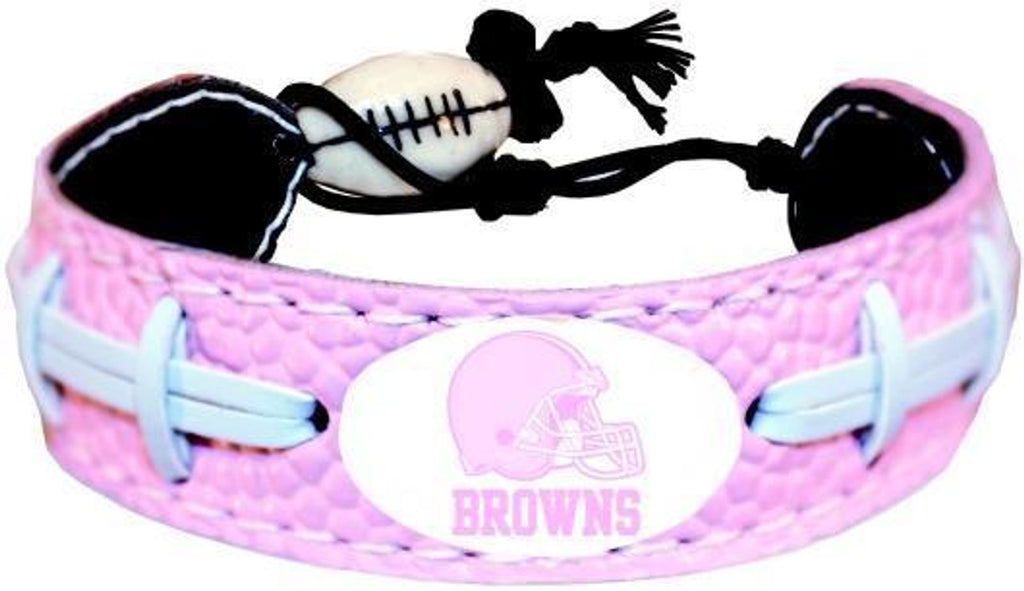 Cleveland Browns Bracelet Pink Football Alternate CO - Gamewear