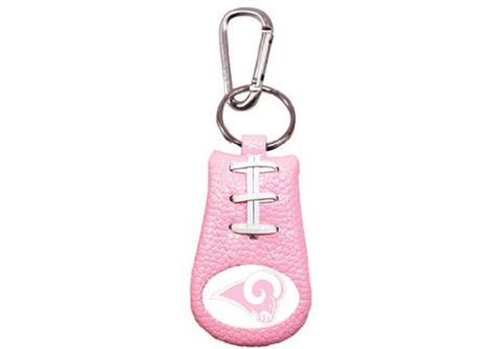 Los Angeles Rams Pink NFL Football Keychain - Gamewear