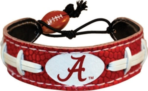 Alabama Crimson Tide Bracelet Team Color Football A Logo CO - Gamewear