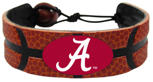 Alabama Crimson Tide Bracelet Classic Basketball A Logo Alternate - Gamewear