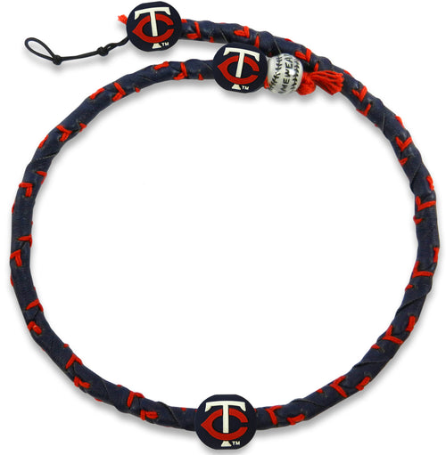 Minnesota Twins Necklace Frozen Rope Team Color Baseball CO - Gamewear