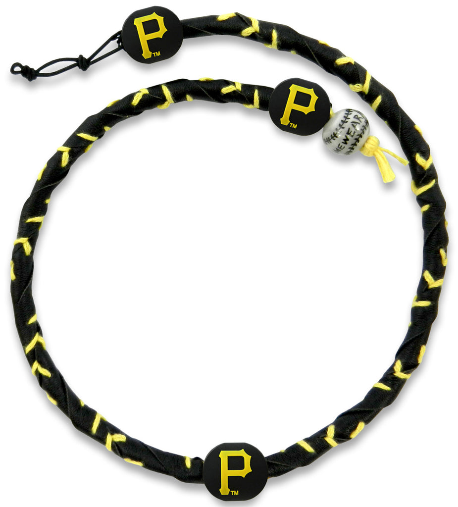 Pittsburgh Pirates Necklace Frozen Rope Team Color Baseball CO - Gamewear