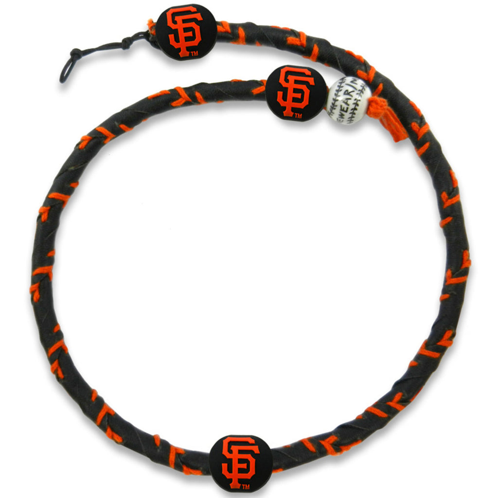 San Francisco Giants Necklace Team Color Frozen Rope Baseball CO - Gamewear