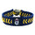 Minnesota Twins Bracelet Team Color Baseball Mini and Paul Mascot Navy Leather Yellow Thread CO - Gamewear