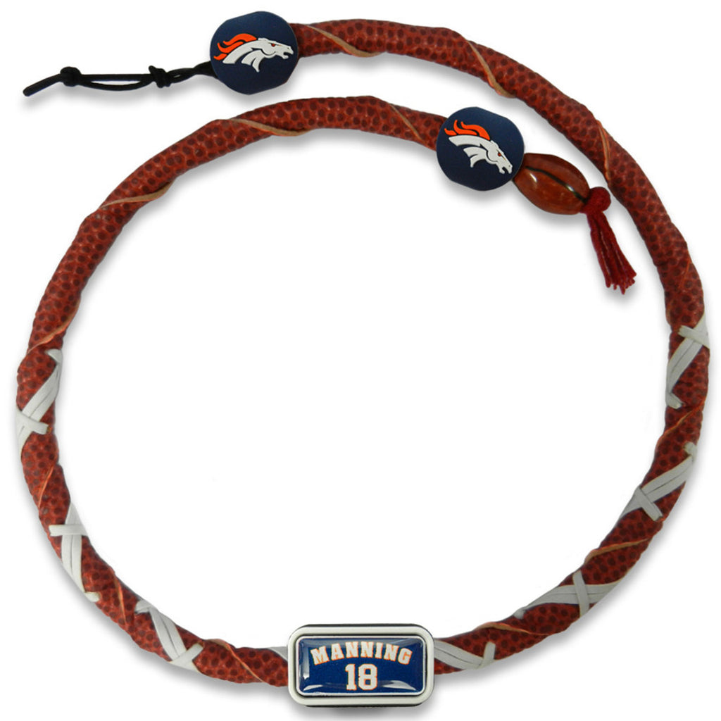 Denver Broncos Necklace Spiral Football Peyton Manning Design CO - Gamewear