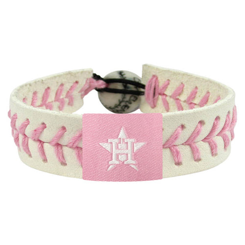 Houston Astros Bracelet Baseball Pink CO - Gamewear