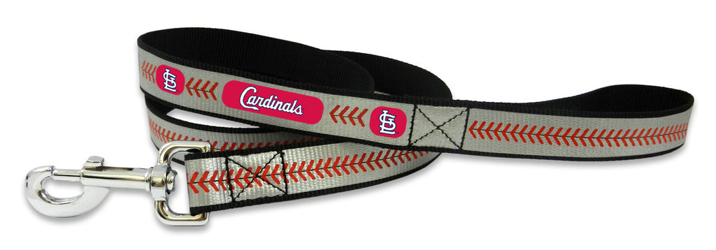 St. Louis Cardinals Pet Leash Reflective Baseball Size Small CO - Gamewear