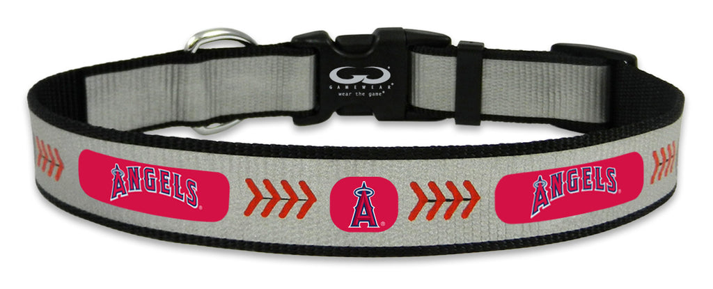 Los Angeles Angels Pet Collar Reflective Baseball Size Medium CO - Gamewear