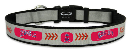 Los Angeles Angels Pet Collar Reflective Baseball Size Medium CO - Gamewear