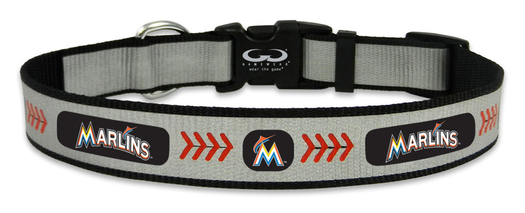 Miami Marlins Reflective Medium Baseball Collar - Gamewear