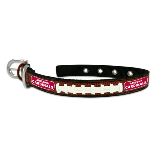 Arizona Cardinals Pet Collar Leather Classic Football Size Small CO - Gamewear