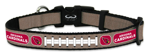 Arizona Cardinals Pet Collar Reflective Football Size Toy - Gamewear