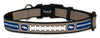 Denver Broncos Pet Collar Reflective Football Size Toy - Gamewear