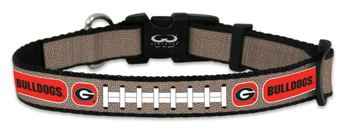 Georgia Bulldogs Pet Collar Reflective Football Size Toy CO - Gamewear