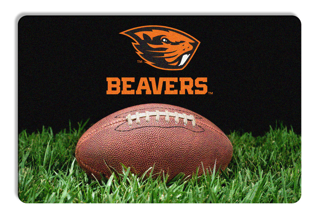 Oregon State Beavers Classic Football Pet Bowl Mat - L - Gamewear