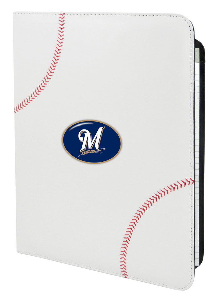 Milwaukee Brewers Classic Baseball Portfolio - 8.5 in x 11 in - Gamewear